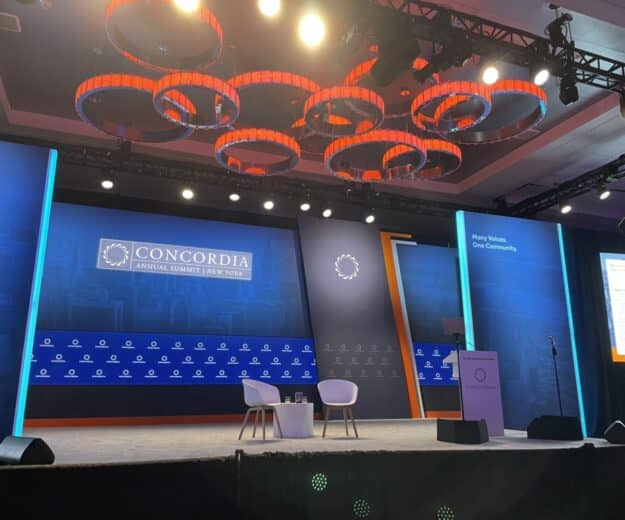 The Concordia Annual Summit stage